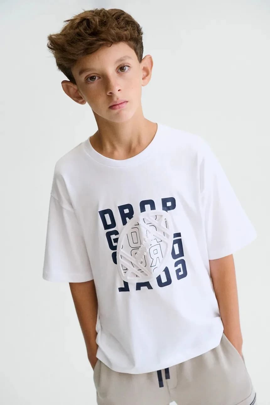 Детская хлопковая футболка