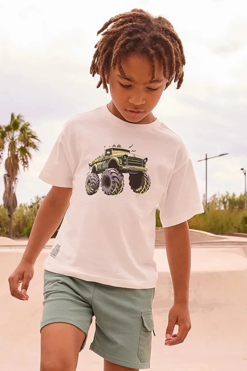 Детская хлопковая футболка