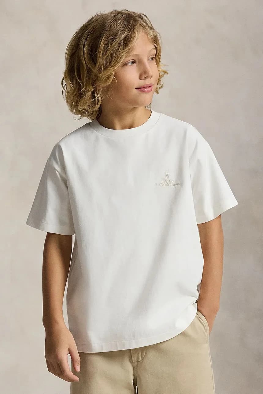 Детская хлопковая футболка