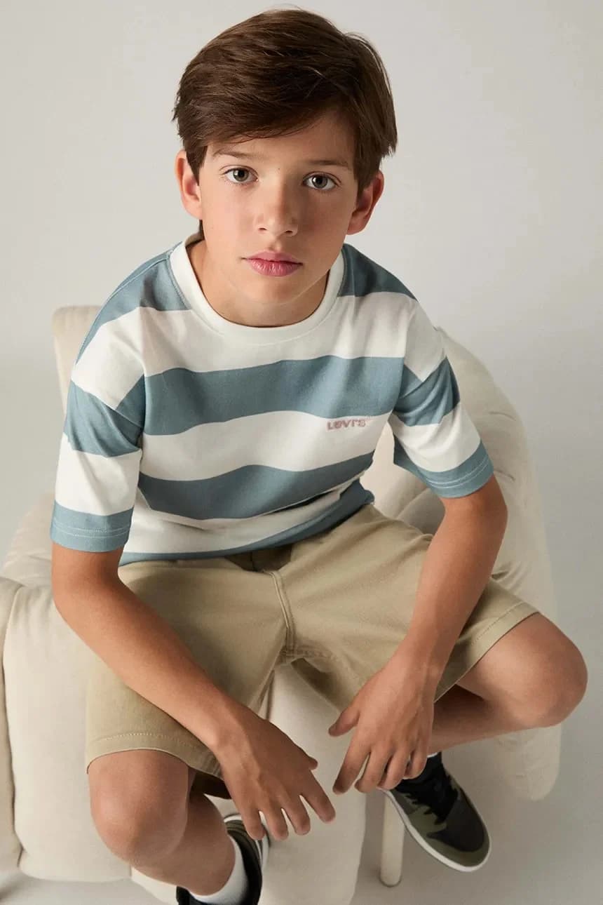 Детская футболка BIG STRIPE TEE - фото 5
