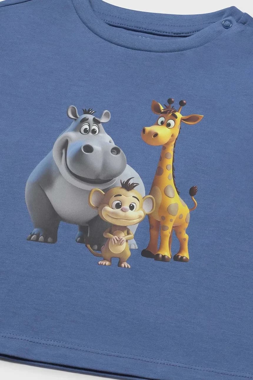 Детская хлопковая футболка - фото 3