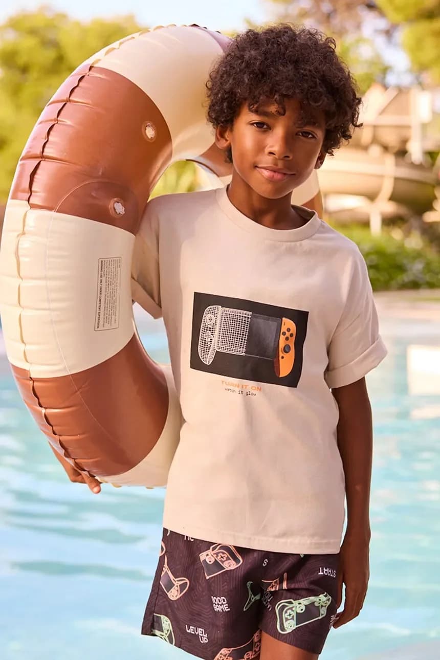 Детская хлопковая футболка