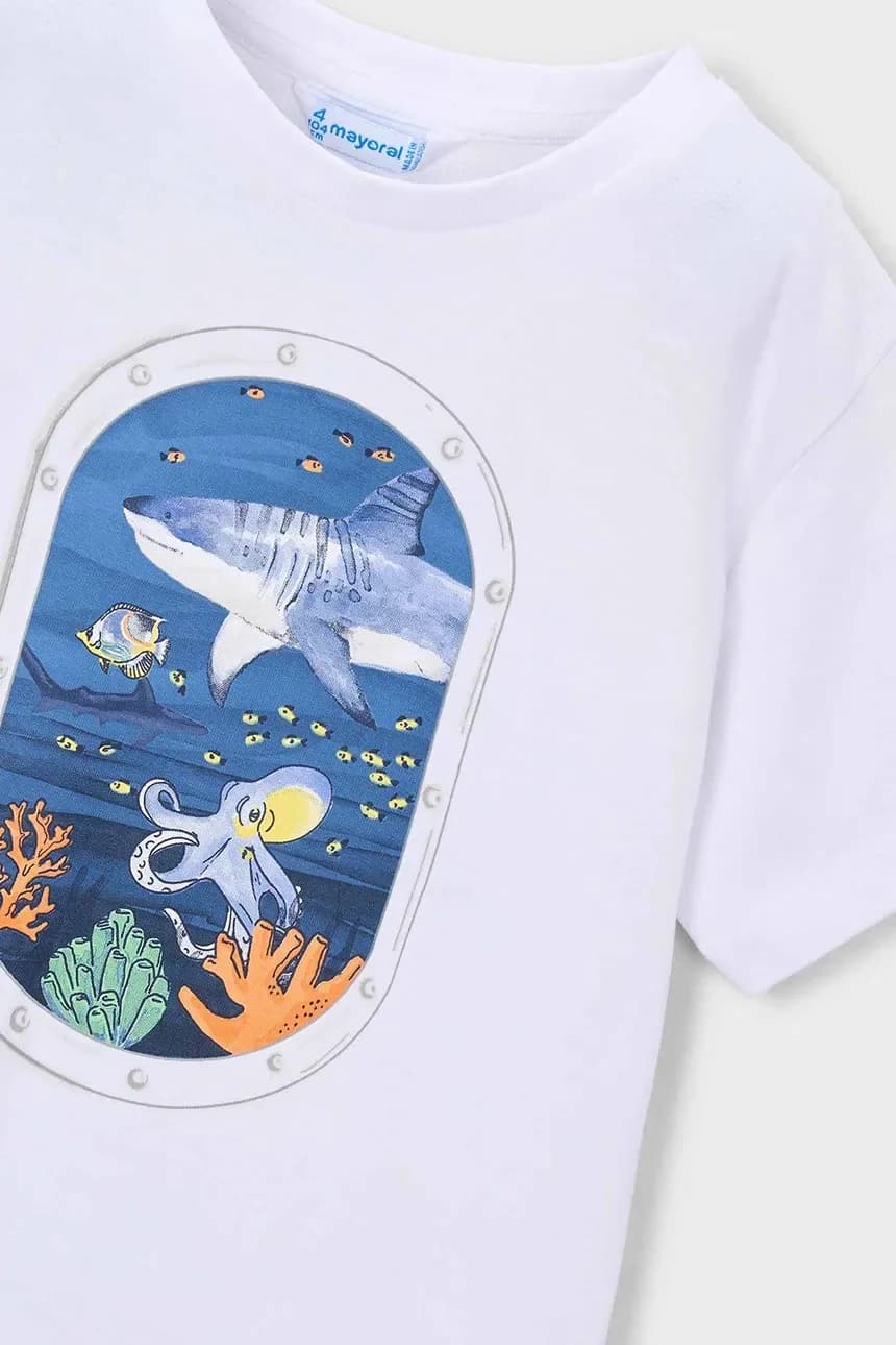 Детская хлопковая футболка - фото 3