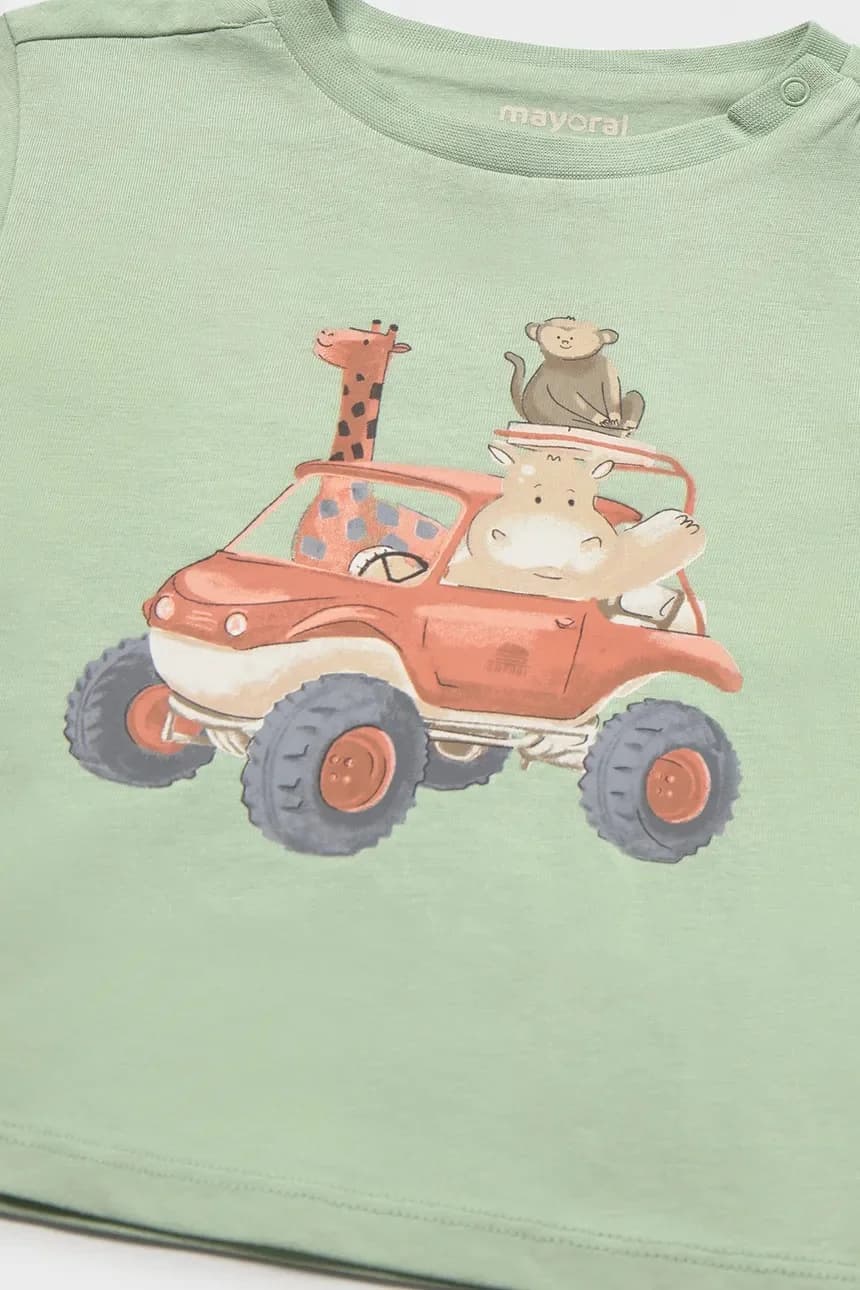 Детская хлопковая футболка - фото 3