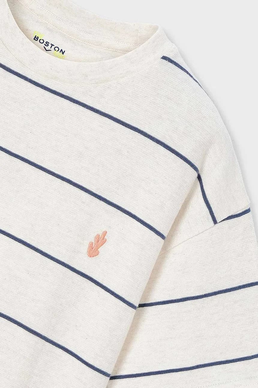 Детская хлопковая футболка Boston от Mayoral - фото 4