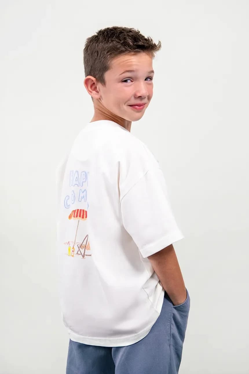 Детская хлопковая футболка Boston от Mayoral