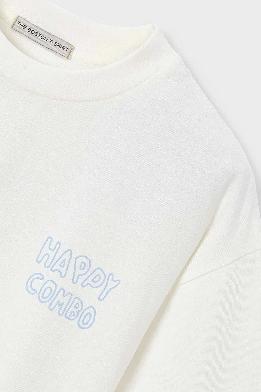 Детская хлопковая футболка Boston от Mayoral - фото 4