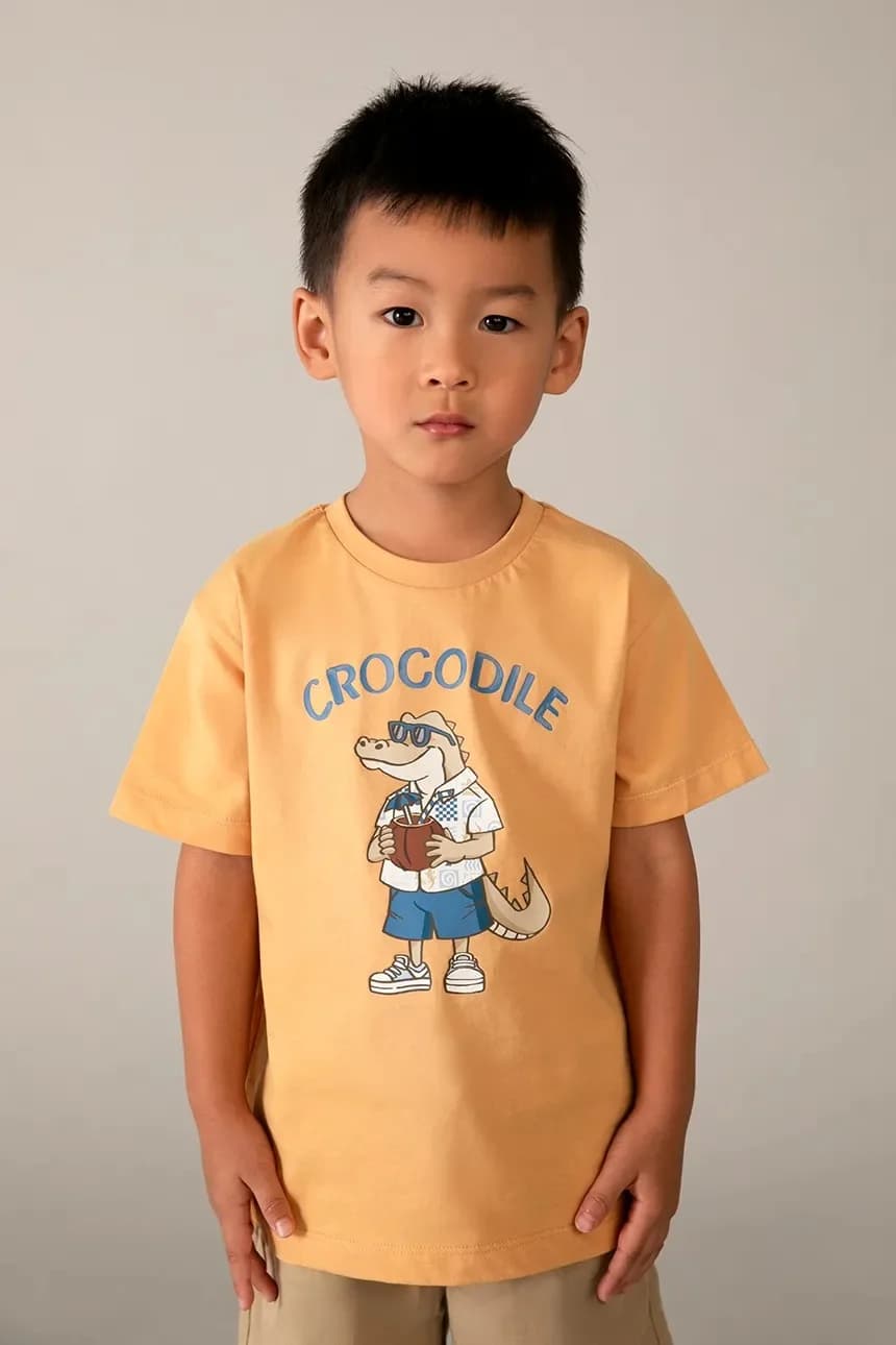 Детская хлопковая футболка