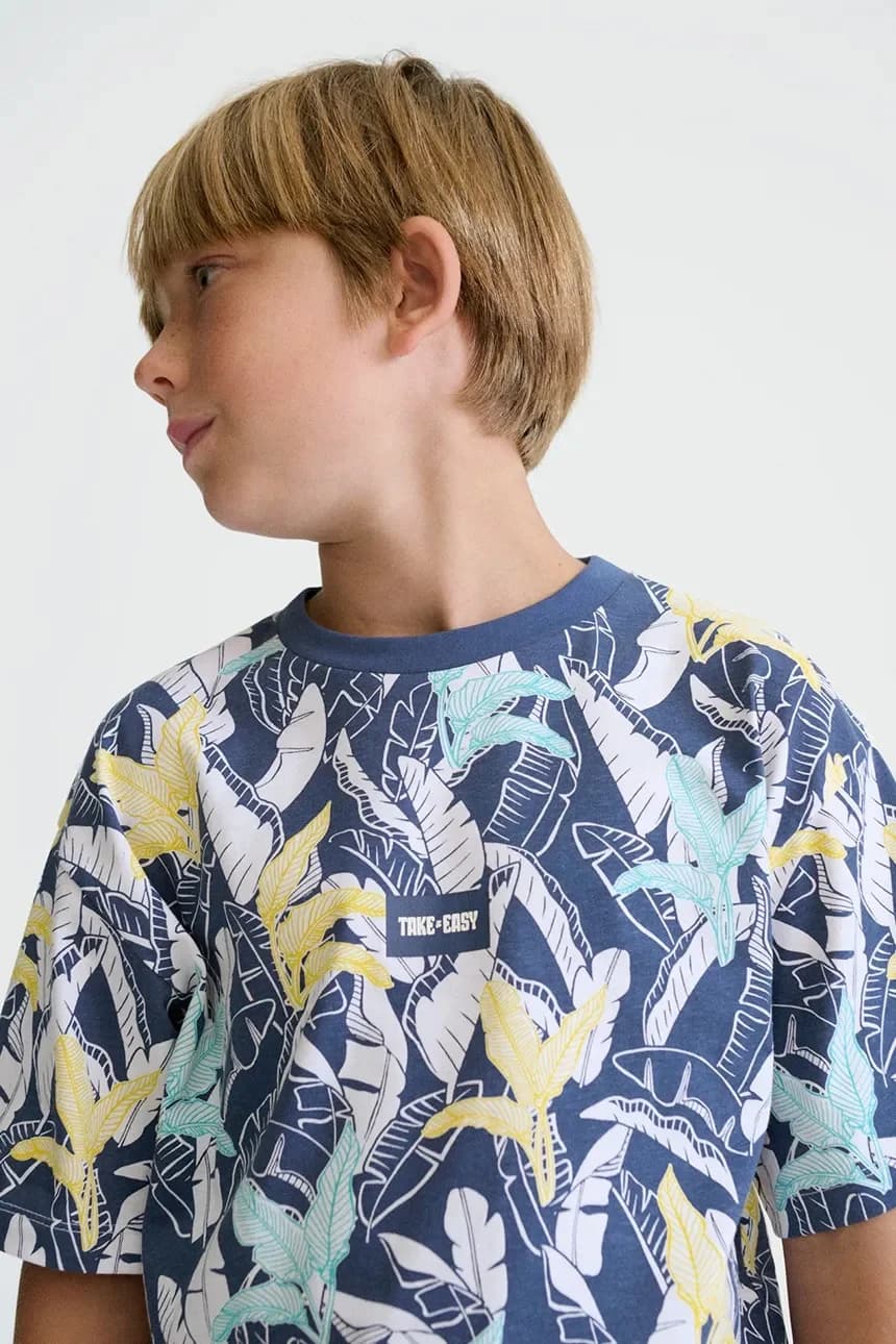 Детская хлопковая футболка