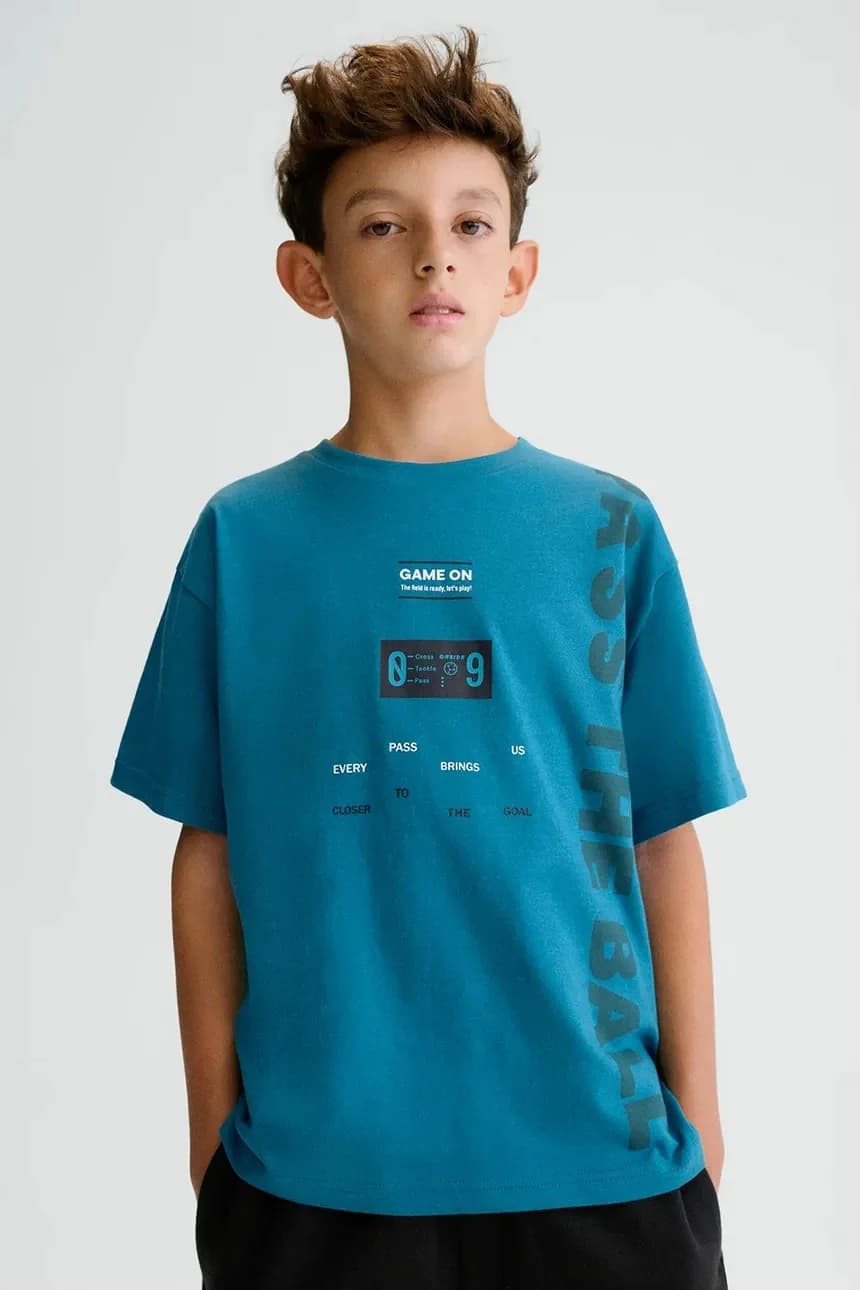 Детская хлопковая футболка