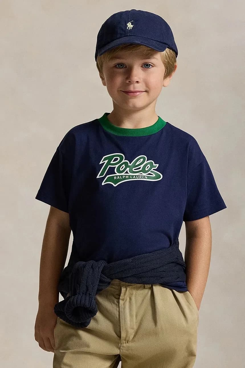 Детская хлопковая футболка