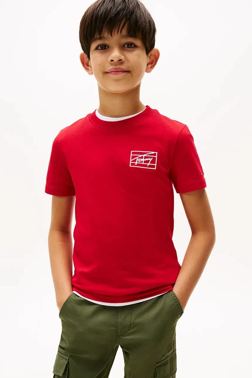 Детская хлопковая футболка