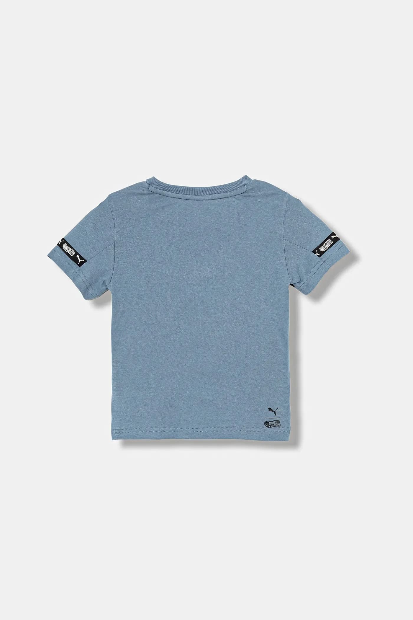 Детская хлопковая футболка Puma X Футболка HOT WHEELS с рисунком - фото 2