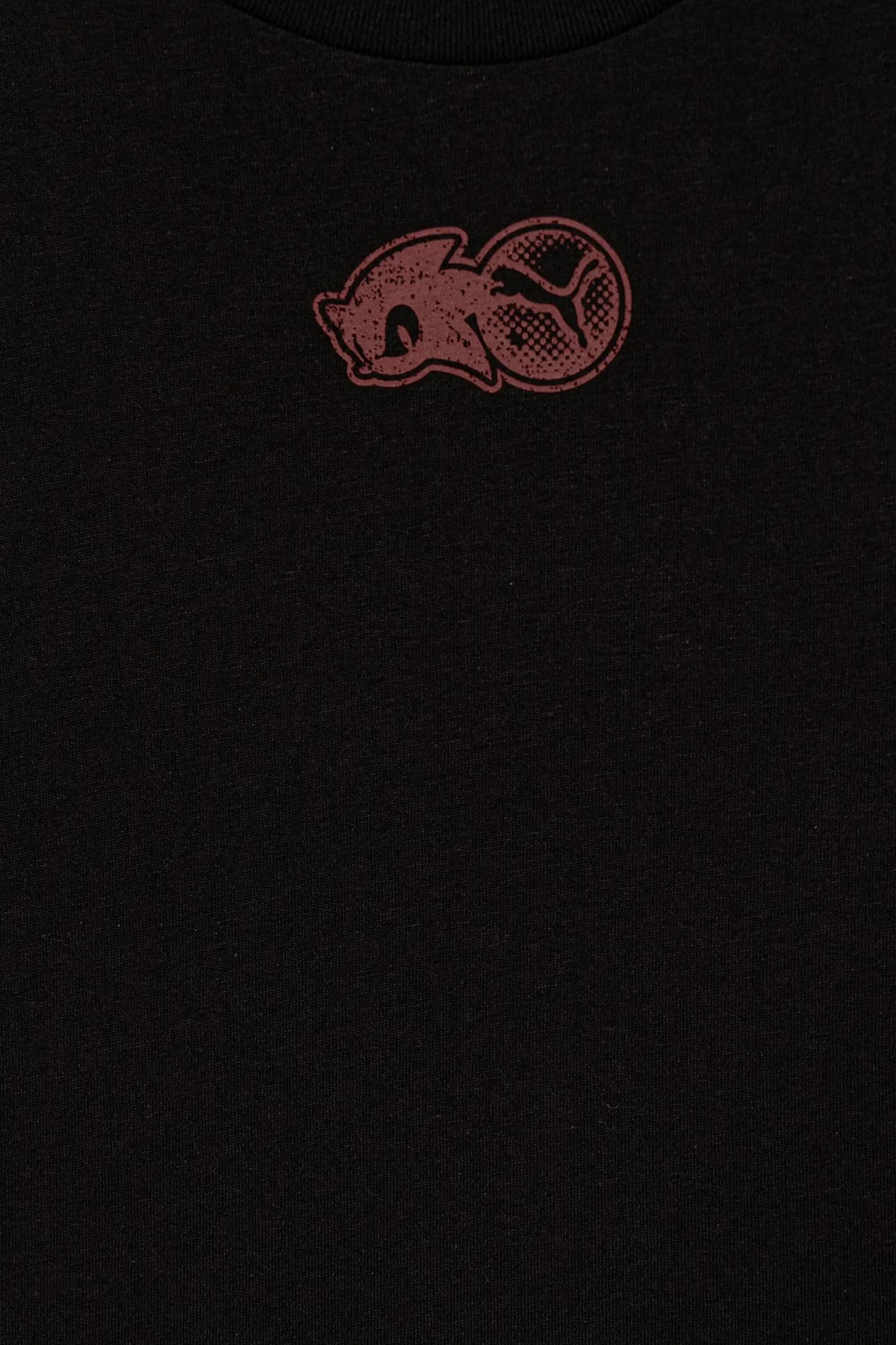 Хлопковая футболка Puma X SONIC Свободная футболка с рисунком - фото 3