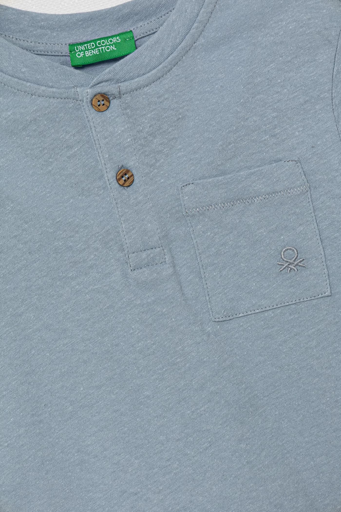 Детская футболка из смесового льна - фото 3