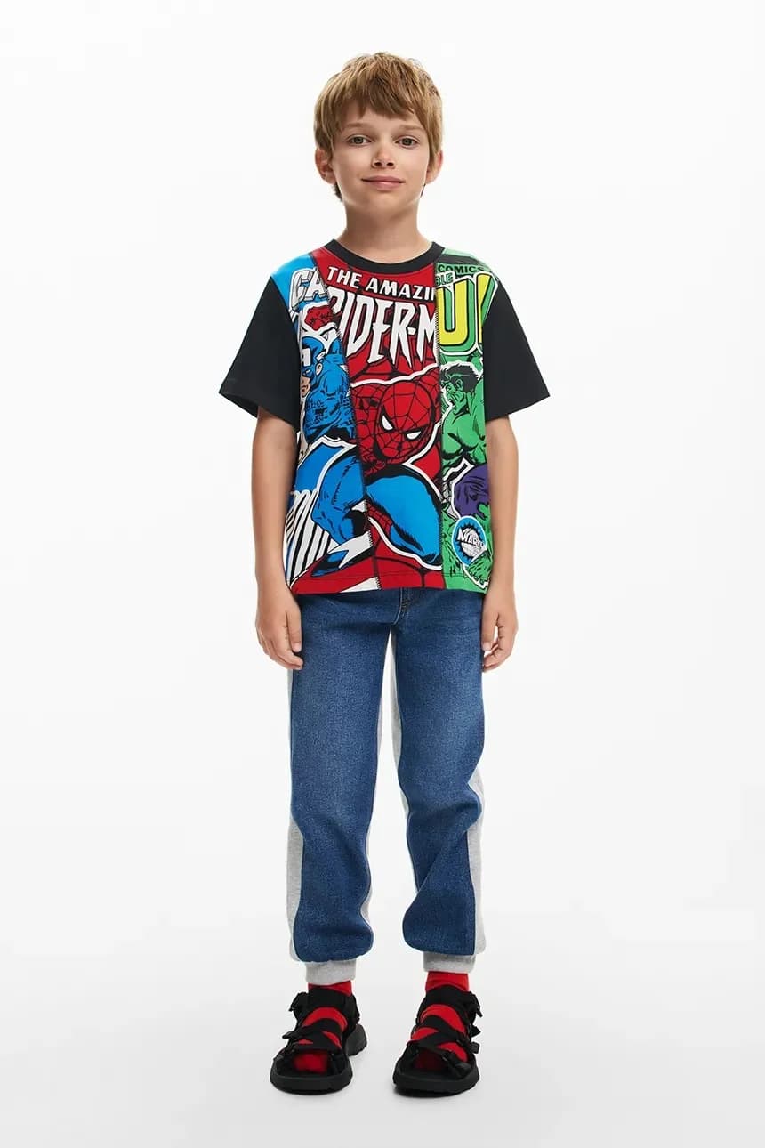 Детская хлопковая футболка x Marvel - фото 5