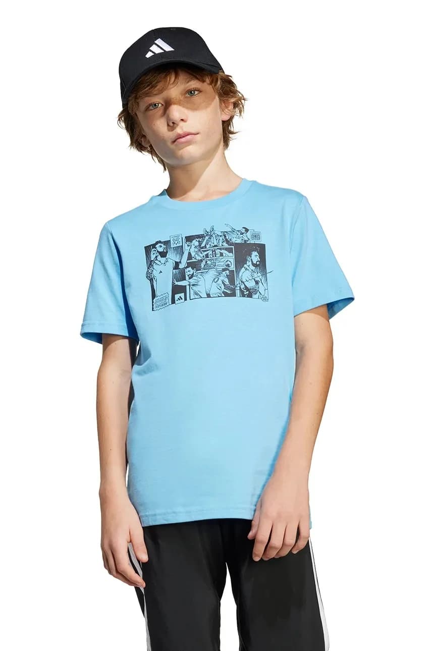 Детская хлопковая футболка MESSI