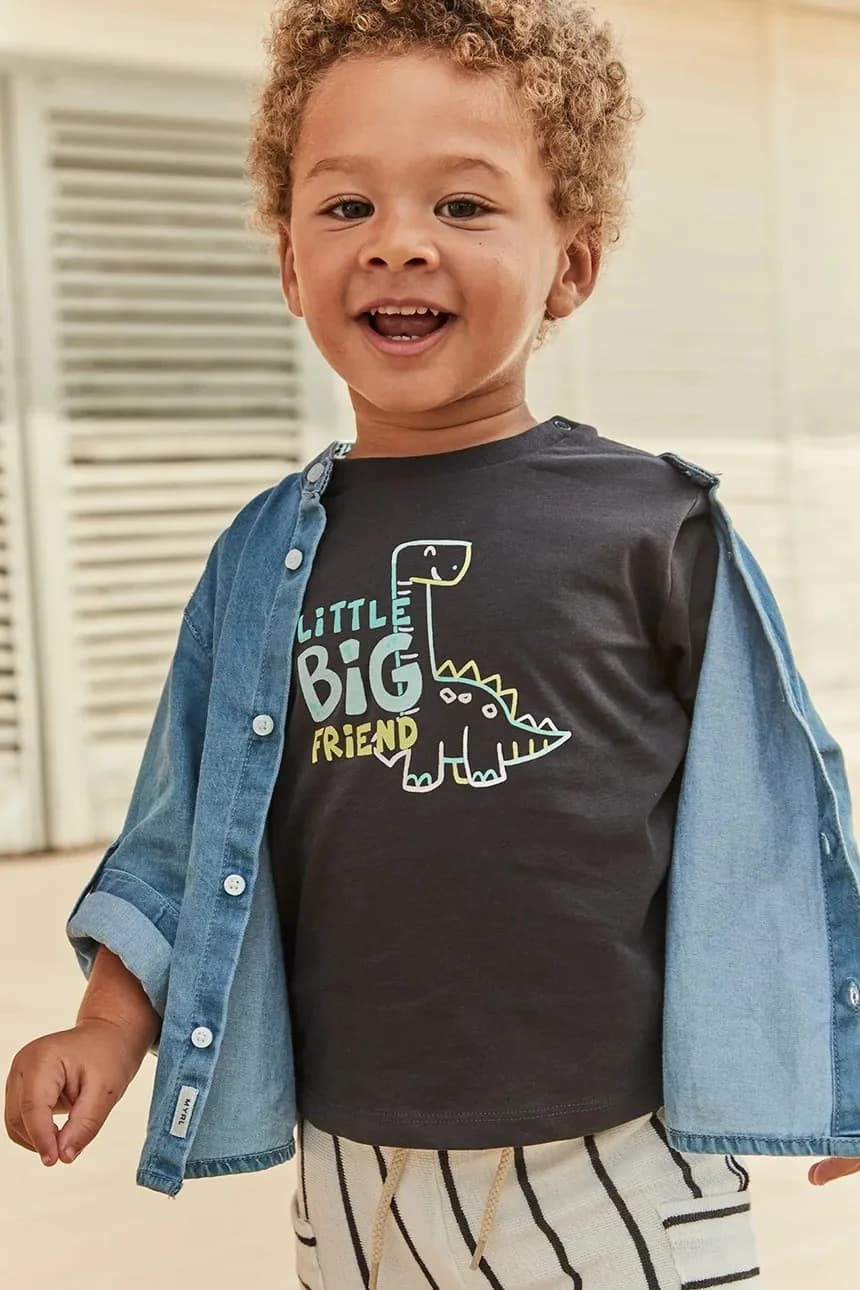 Детская хлопковая футболка