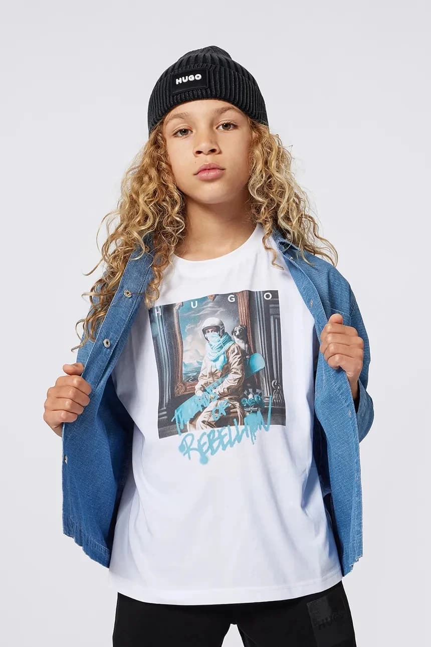 Детская хлопковая футболка