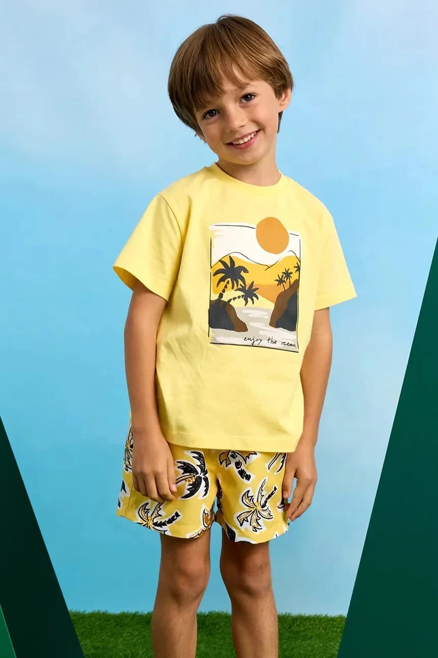 Детская хлопковая футболка