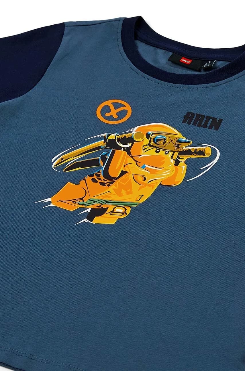 Детская хлопковая футболка LWTANO 606 - фото 3