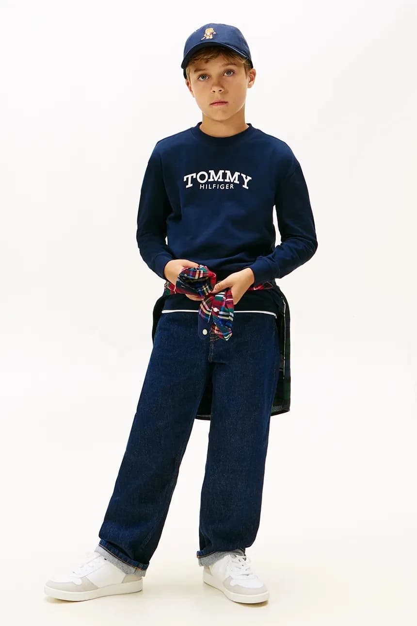 Детская хлопковая рубашка с длинным рукавом - фото 3