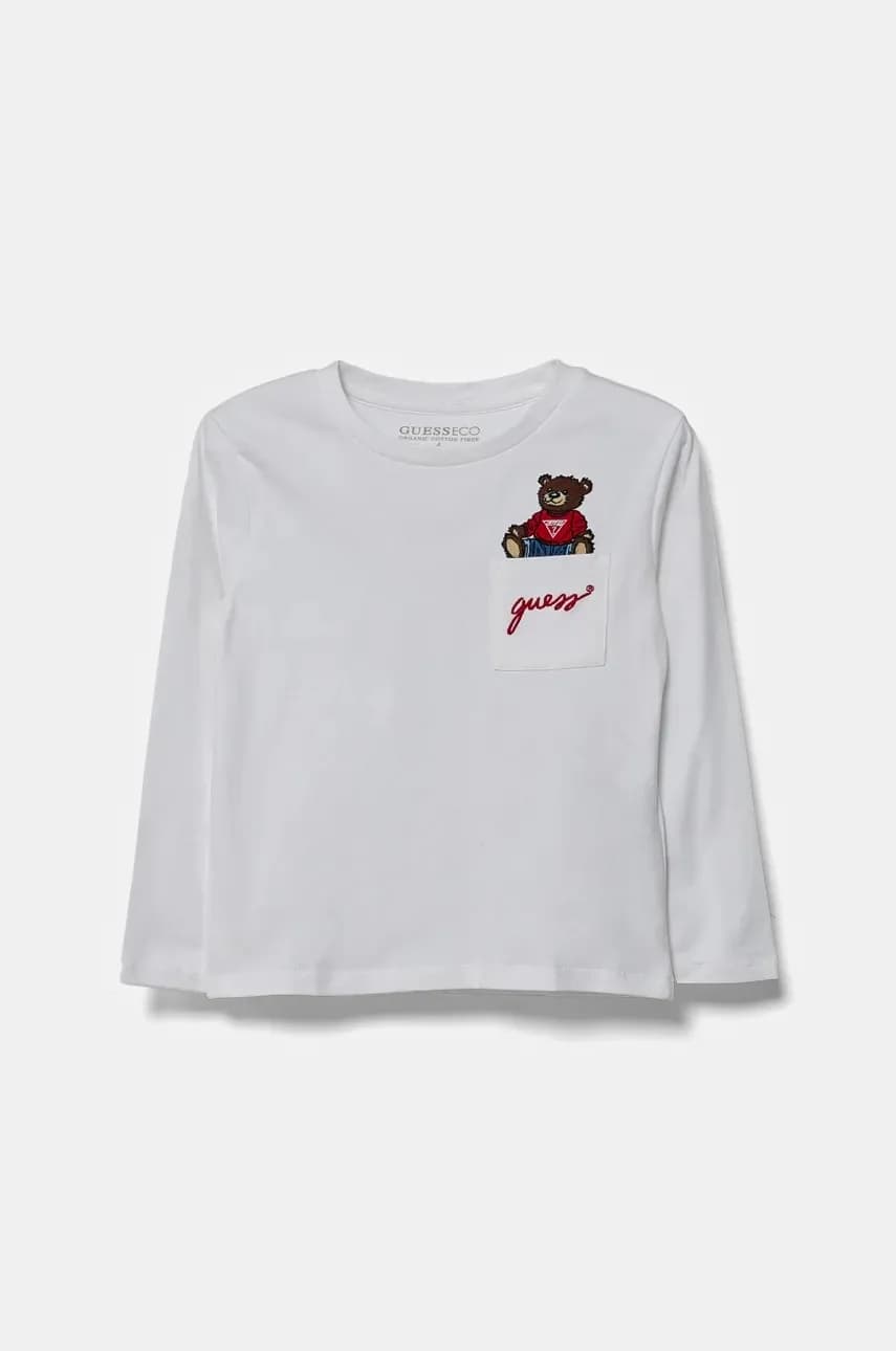 Детская хлопковая рубашка с длинным рукавом