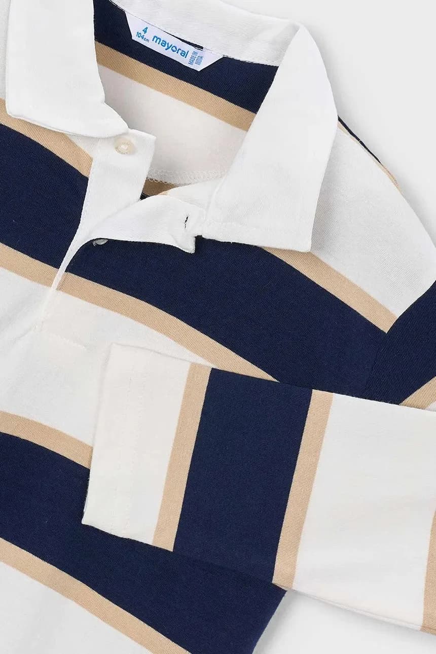 Детская хлопковая рубашка с длинным рукавом - фото 3