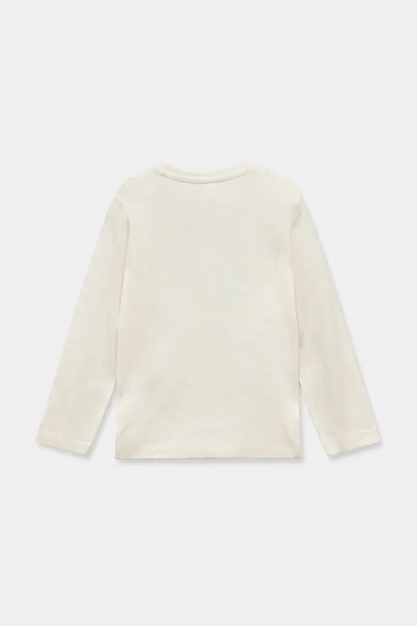 Хлопковая рубашка с длинным рукавом - фото 3