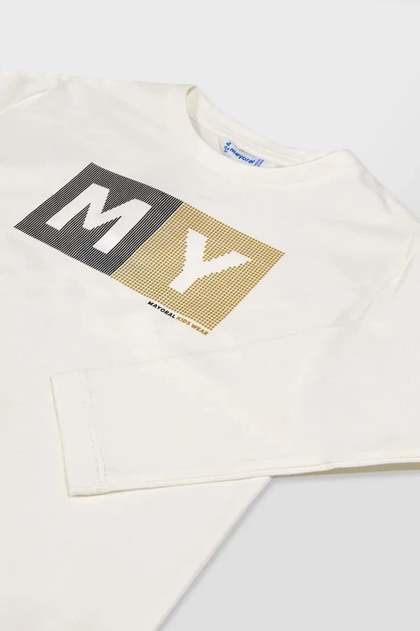 Хлопковая рубашка с длинным рукавом - фото 4