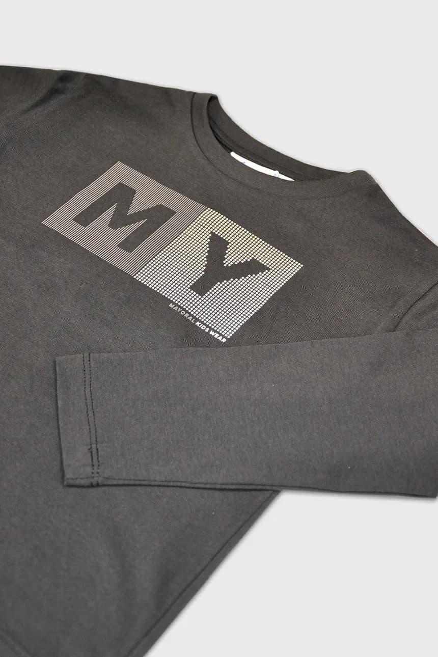 Хлопковая рубашка с длинным рукавом - фото 4