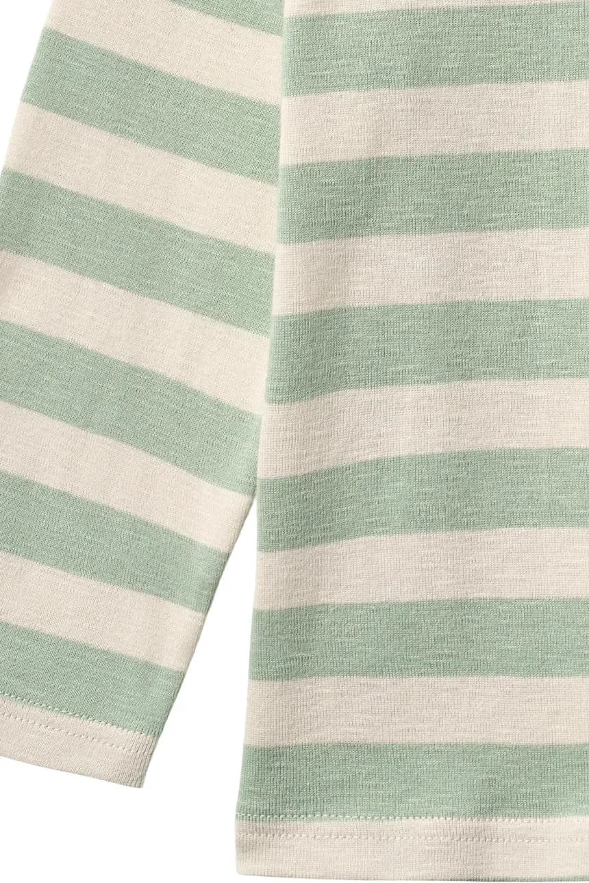 Детская хлопковая рубашка с длинным рукавом - фото 4