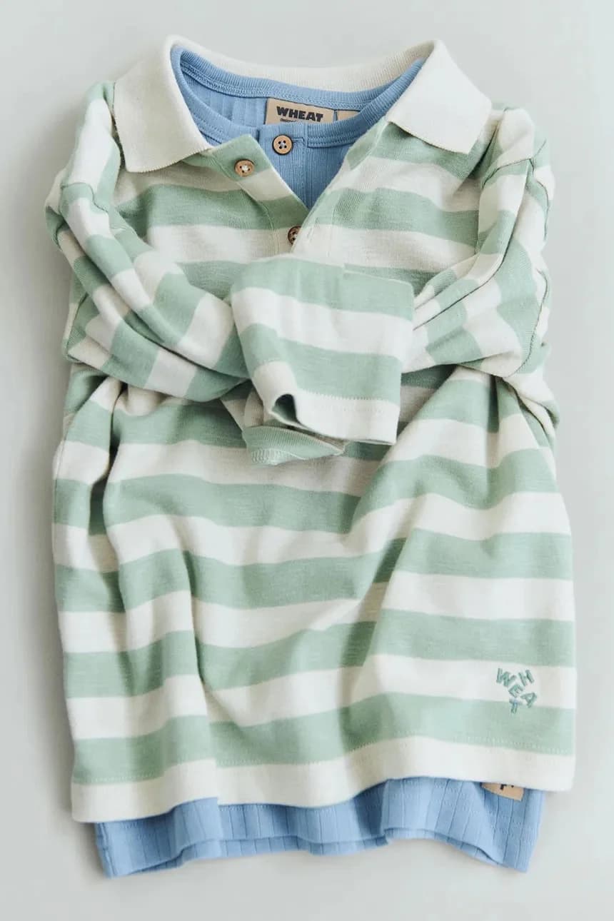 Детская хлопковая рубашка с длинным рукавом - фото 6