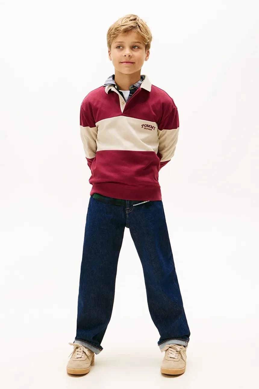 Детская хлопковая рубашка с длинным рукавом - фото 3