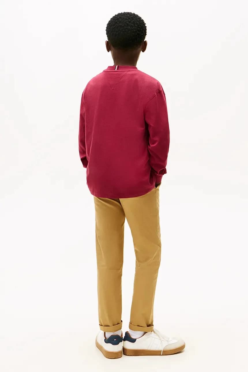 Детская хлопковая рубашка с длинным рукавом - фото 4