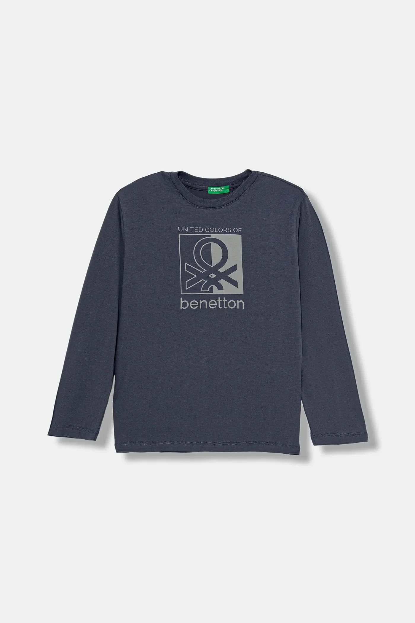 Детская хлопковая рубашка с длинным рукавом