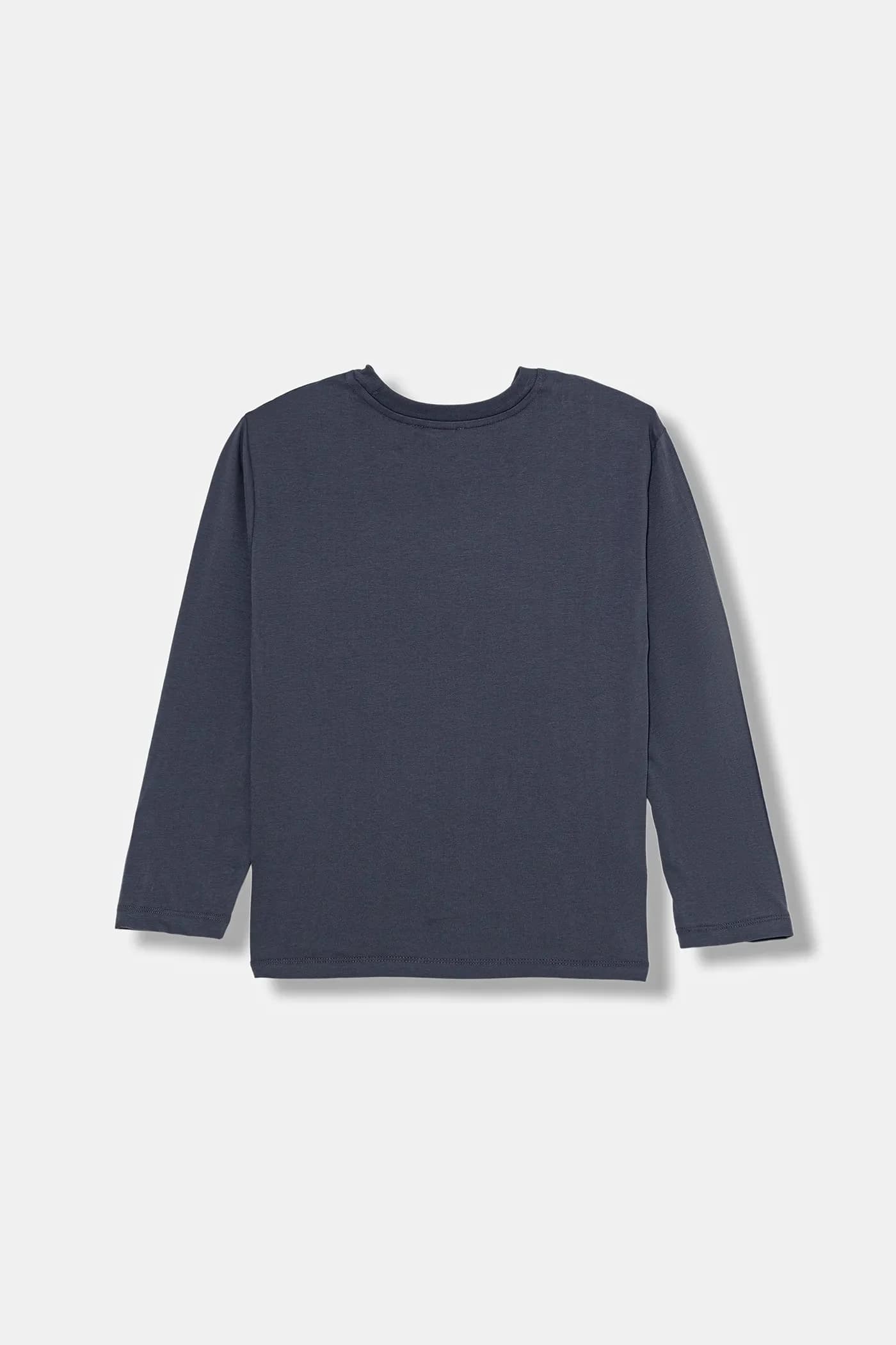 Детская хлопковая рубашка с длинным рукавом - фото 2