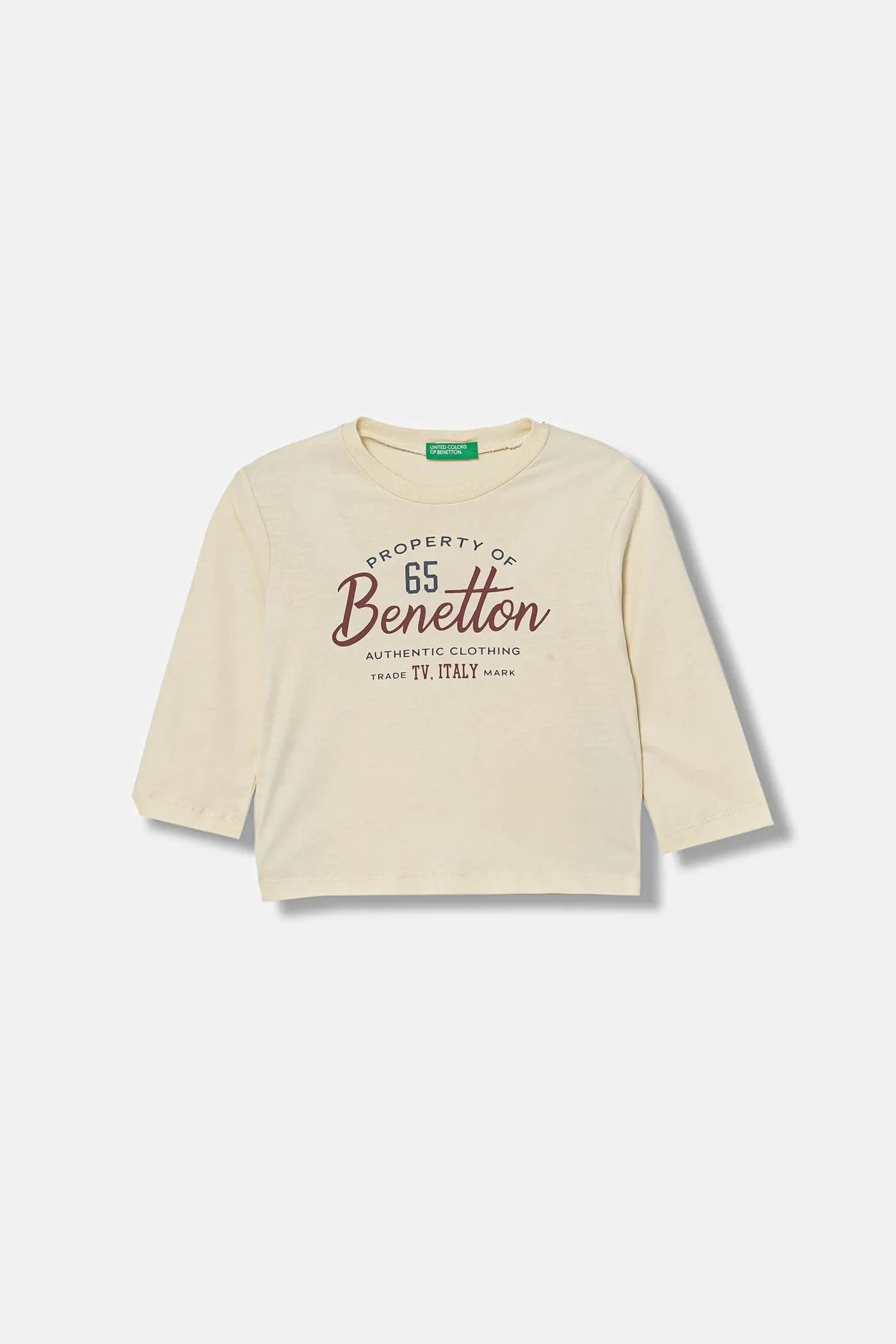 Детская хлопковая рубашка с длинным рукавом