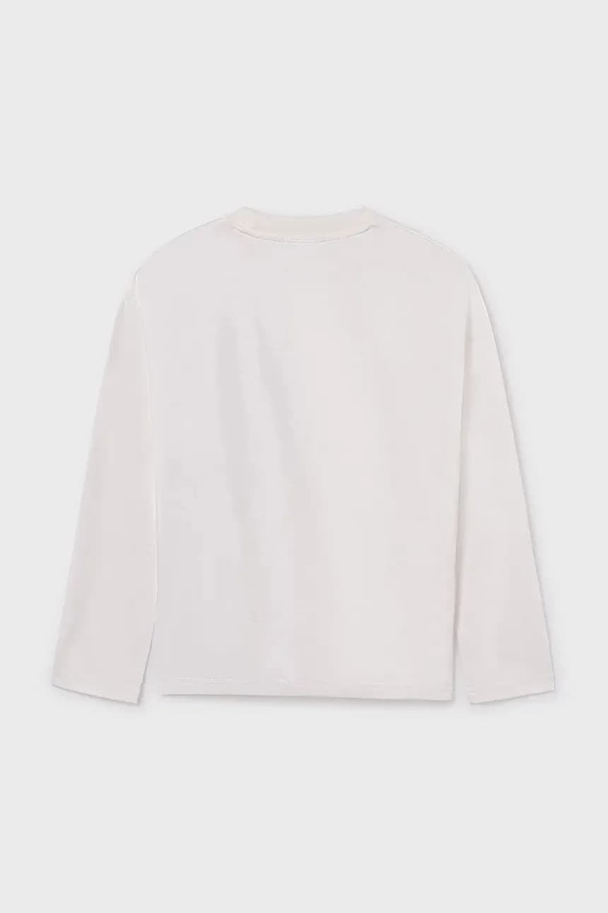 Хлопковая рубашка с длинным рукавом - фото 3