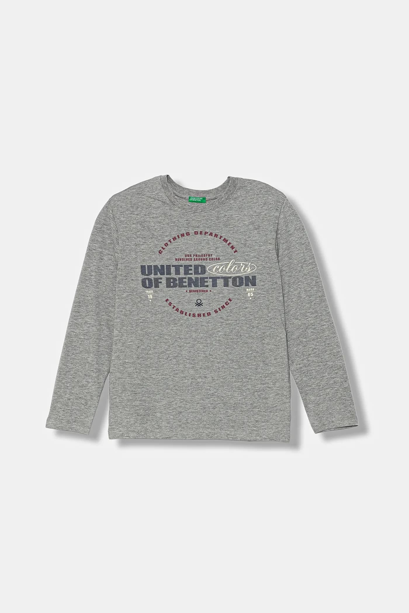 Детская хлопковая рубашка с длинным рукавом