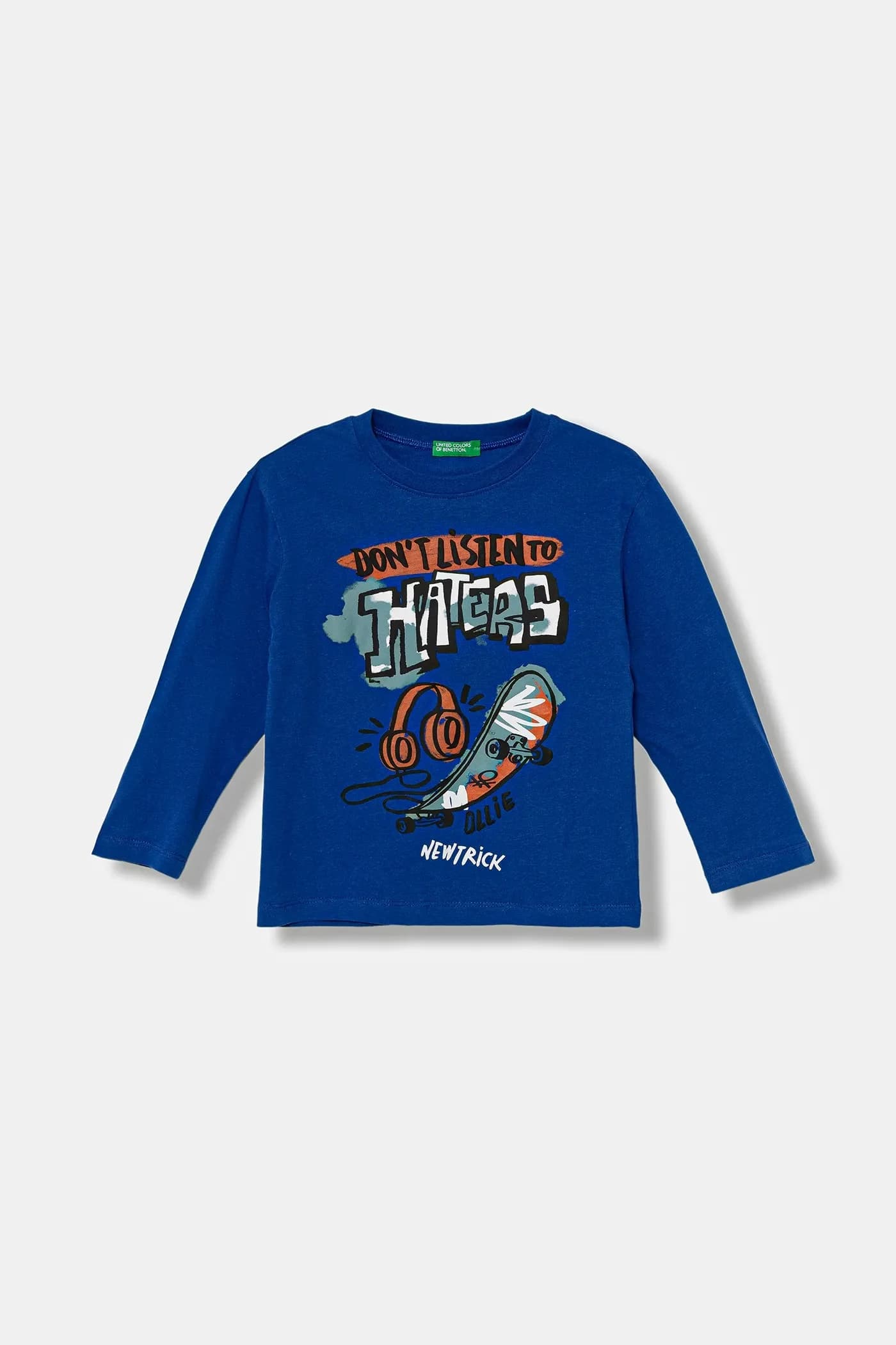 Детская хлопковая рубашка с длинным рукавом