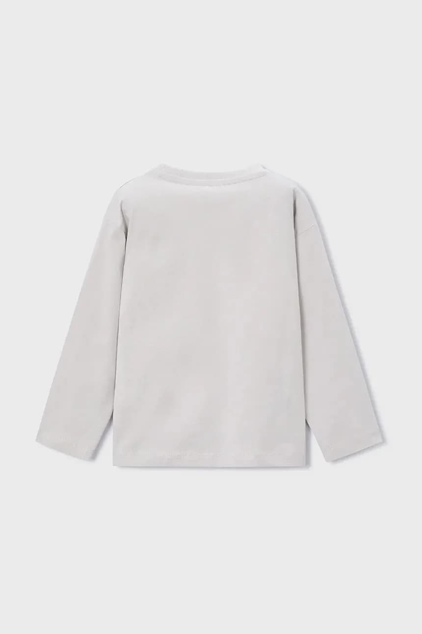 Хлопковая рубашка с длинным рукавом - фото 2