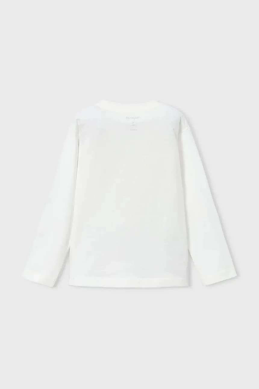 Детская хлопковая рубашка с длинным рукавом - фото 3