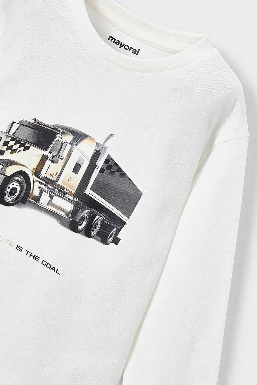 Детская хлопковая рубашка с длинным рукавом - фото 4