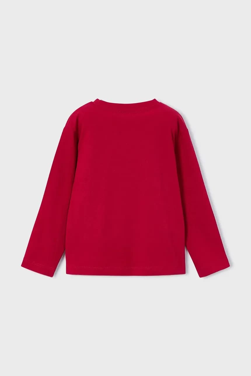 Хлопковая рубашка с длинным рукавом - фото 2