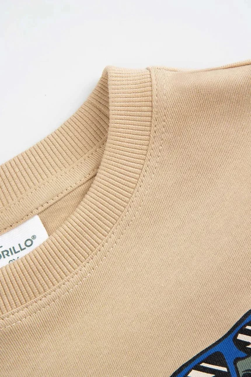 Детская хлопковая рубашка с длинным рукавом - фото 3