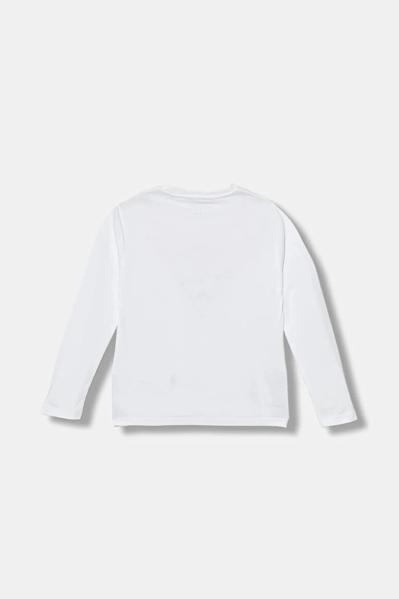 Детская хлопковая рубашка с длинным рукавом - фото 2