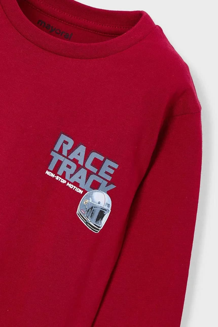 Детская хлопковая рубашка с длинным рукавом - фото 3