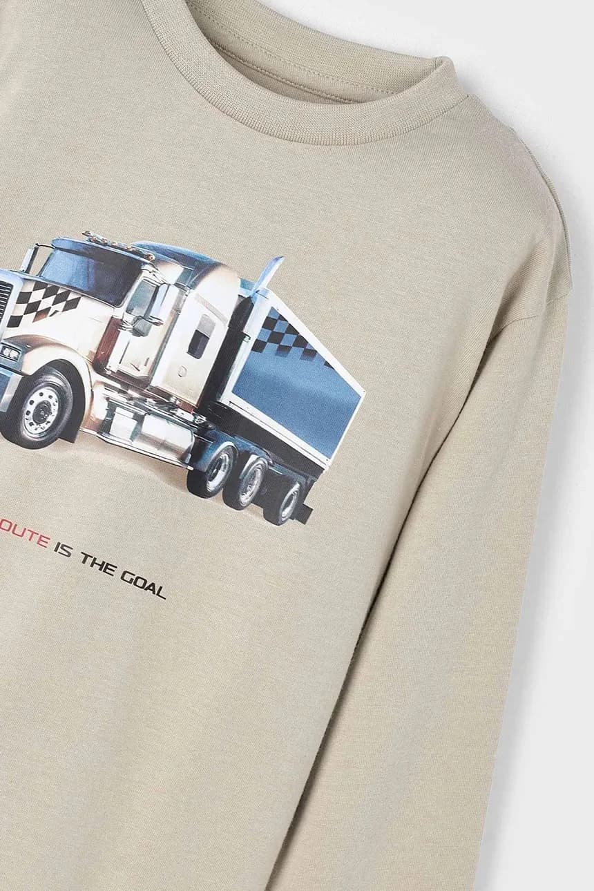 Детская хлопковая рубашка с длинным рукавом - фото 4