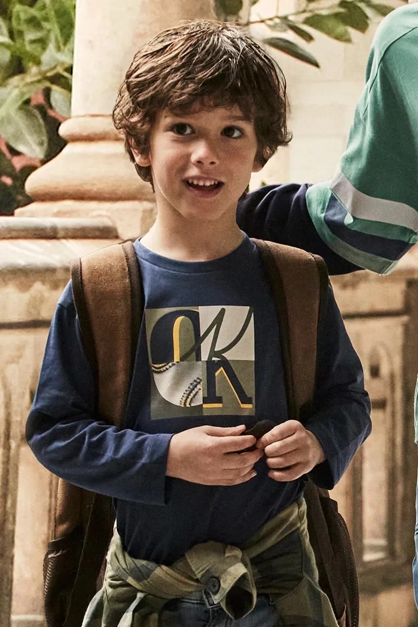 Хлопковая рубашка с длинным рукавом